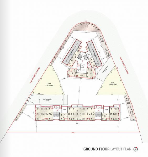 Block A, B & C Cluster Plan For Ground Floor the-residence Block A, B & C Cluster Plan For Ground Floor