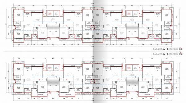 Block A & B Cluster Plan For 6th & 8th the-residence Block A & B Cluster Plan For 6th & 8th