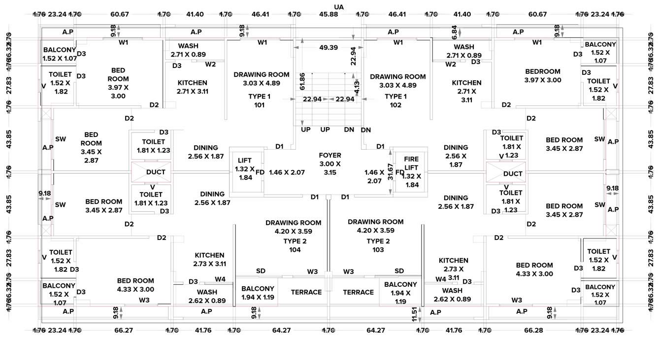  square Uma Square Cluster Plan