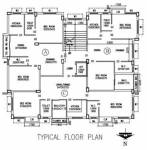  radha-gobindo-apartment Radha Gobindo Apartment Cluster Plan from 1st to 4th Floor