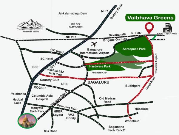  vaibhava-greens Location Plan