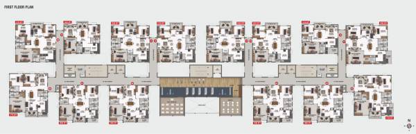  amogha Amogha Cluster Plan for 1st Floor