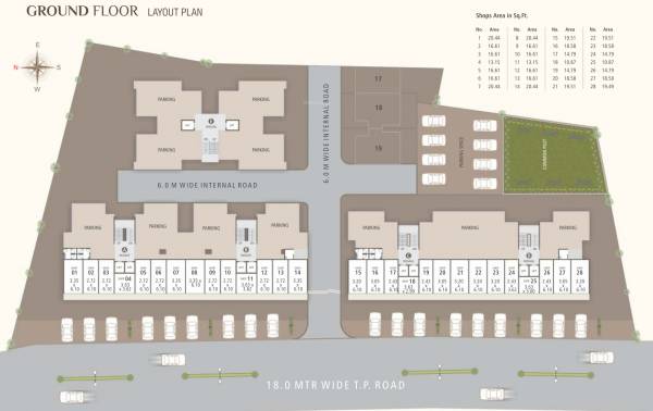 Mudibhavan Residency Ground Cluster Plan mudibhavan-residency Mudibhavan Residency Ground Cluster Plan