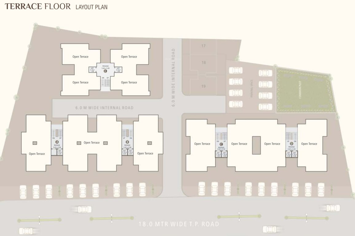  mudibhavan residency Mudibhavan Residency Terrace Cluster Plan