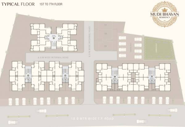 Mudibhavan Residency Typical Cluster Plan mudibhavan-residency Mudibhavan Residency Typical Cluster Plan
