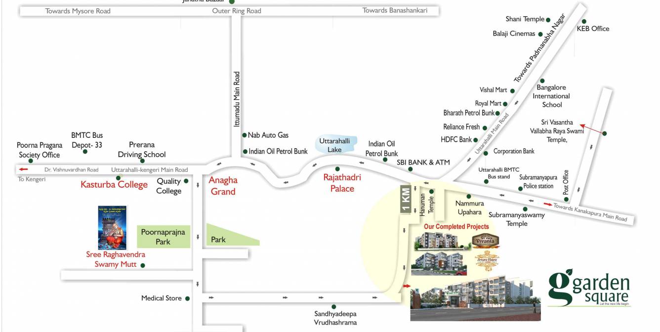  garden square Location Plan