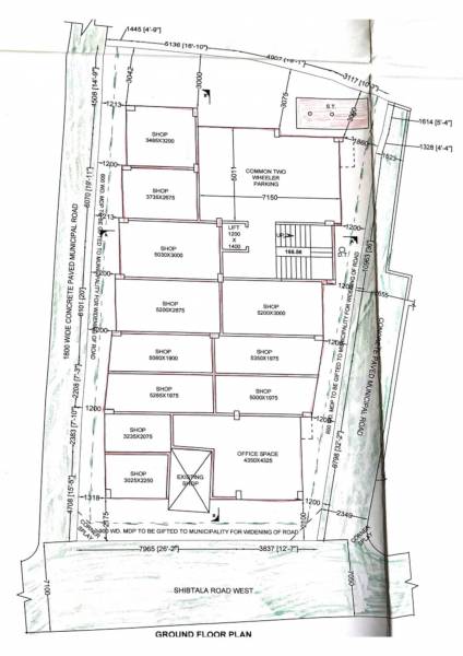  apartment Apartment Ground Floor Cluster Plan