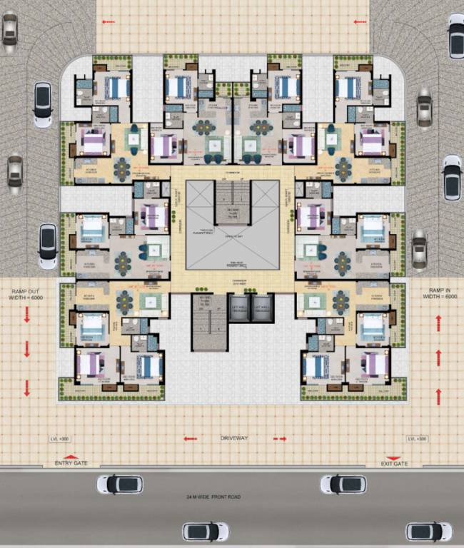  basera township Cluster Plan