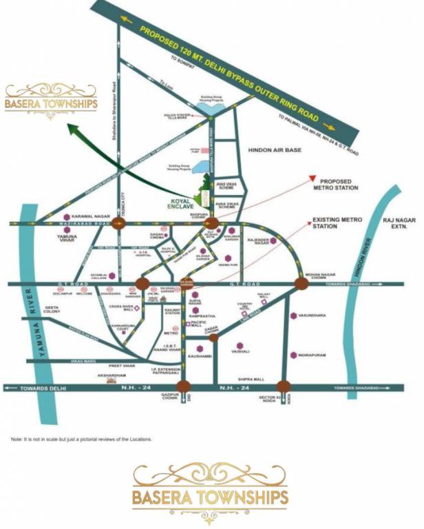  basera township Location Plan