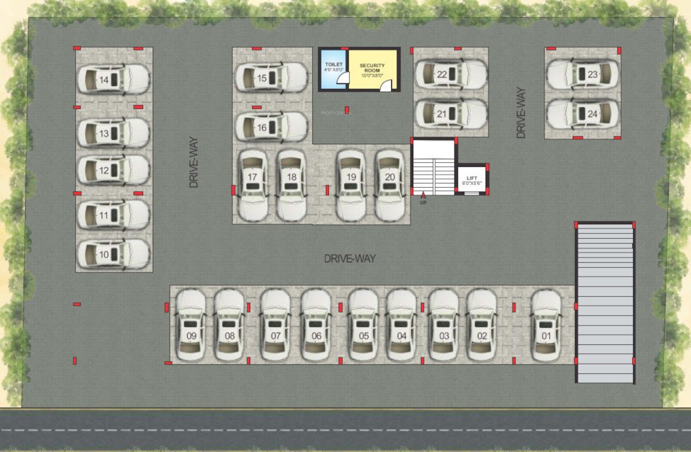  k residency K Residency Cluster Plan For Ground Floor