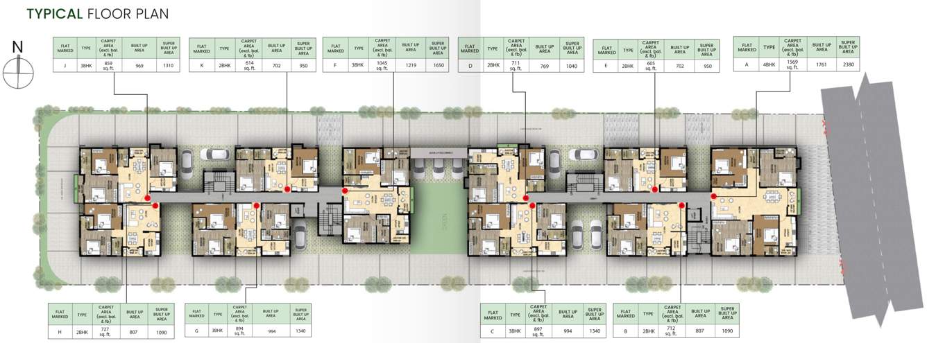  grand courtyard Grand Courtyard Typical Cluster Plan