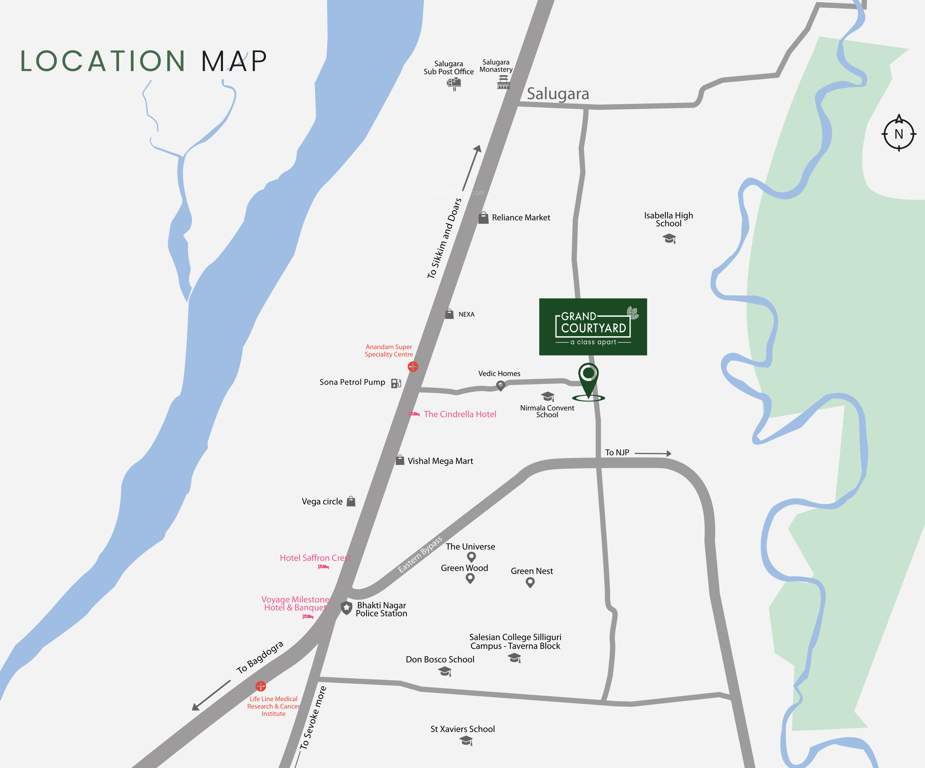  grand courtyard Location Plan