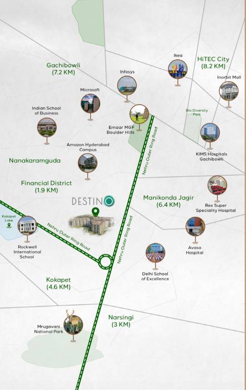  sunshine destino Location Plan