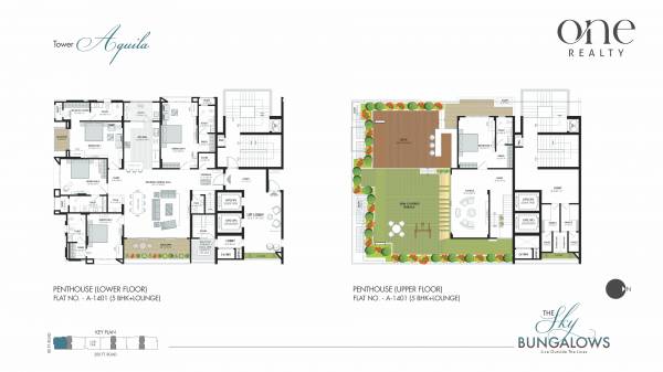  the-sky-bungalows Tower A Cluster Plan