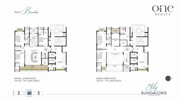  the-sky-bungalows Tower C Cluster Plan