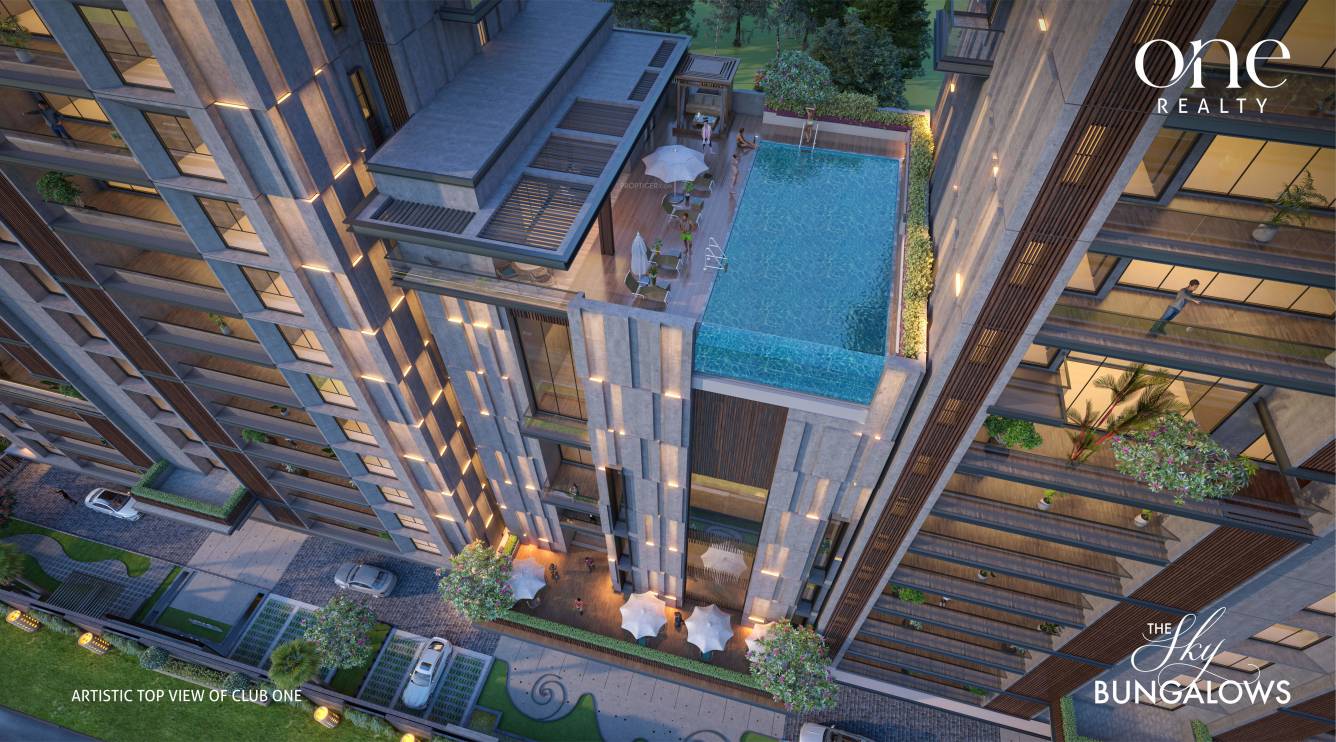 the sky bungalows Elevation