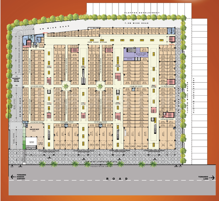  gaur-aero-heights-pocket-2 Master Plan