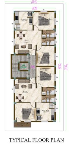  om-sai-nila-mangai Om Sai Nila Mangai Cluster Plan from 1st to 2nd Floor
