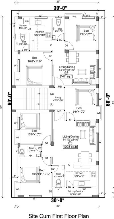  vishvaatmaa Vishvaatmaa Cluster Plan For 1st Floor