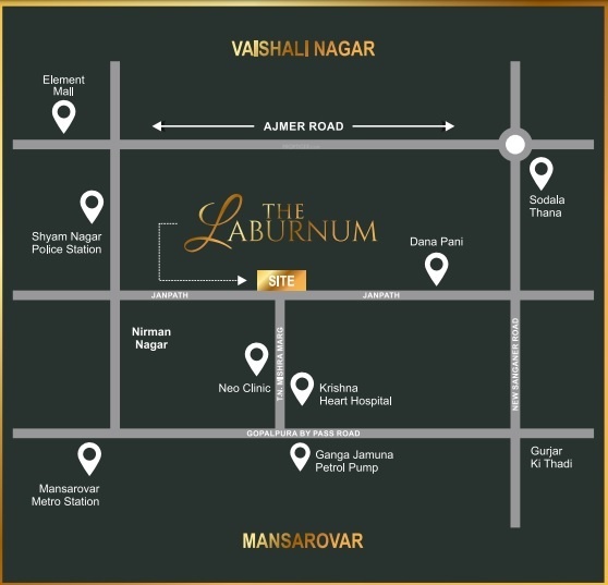  the-laburnum Location Plan
