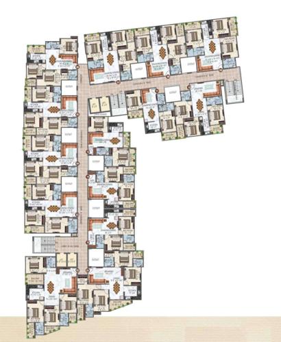  sky-elite Somya Sky Elite Cluster Plan From 2nd To 11th Floor
