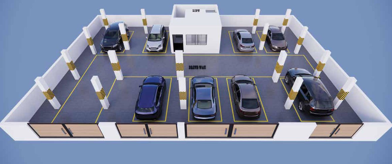  vega 4 Block AB,C Cluster Plan For Ground Floor