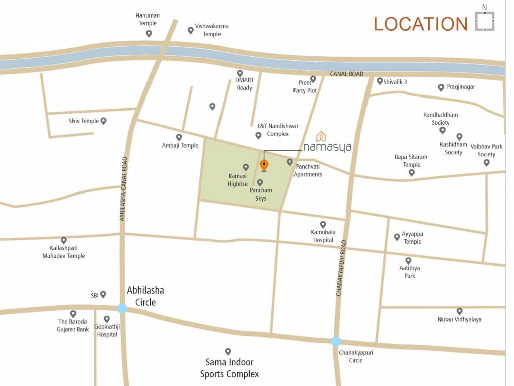 namasya Location Plan