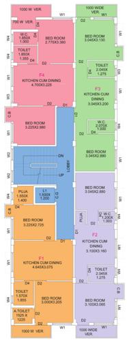  shivalay Shivalay Cluster Plan From 1st To 3rd Floor