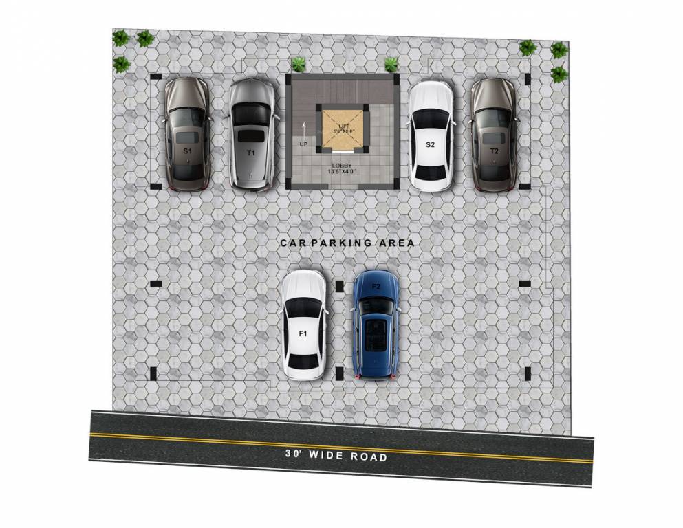  feathers MP Feathers Cluster Plan For Ground Floor