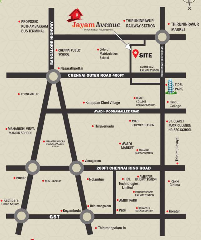  avenue Location Plan