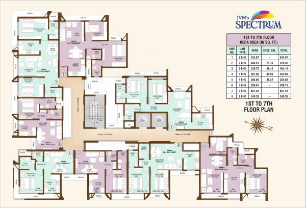  spectrum Building No, A Cluster Plan