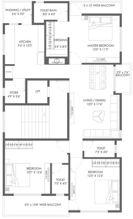  imperio casa Imperio Casa Cluster Plan from 1st to 6th Floor