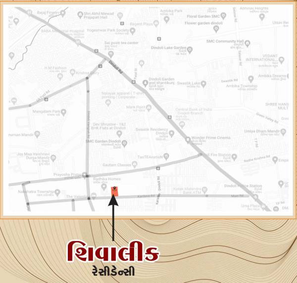 shivalik-residency Location Plan