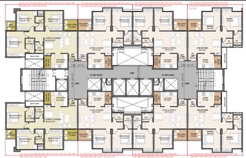 Building F Cluster Plan rahul-downtown-phase-ii Building F Cluster Plan