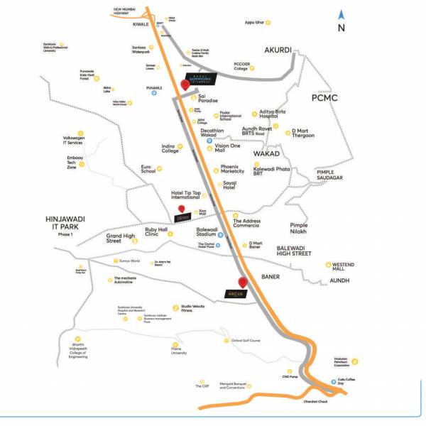  downtown Location Plan