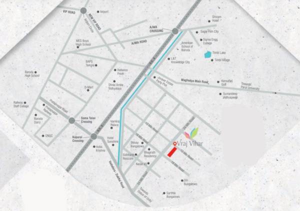  vihar-villa Location Plan