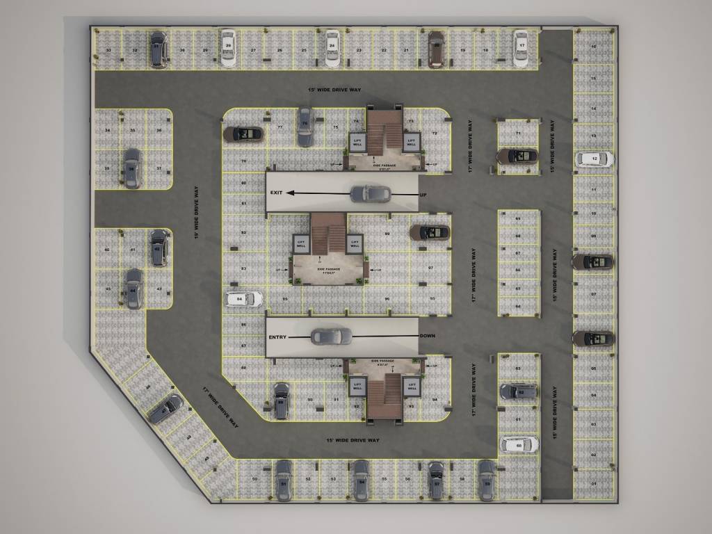  jp prisma Wing A Cluster Plan