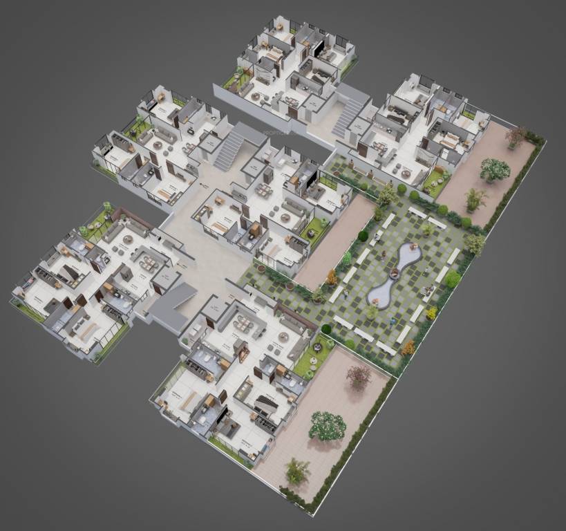  jp prisma Wing A Cluster Plan