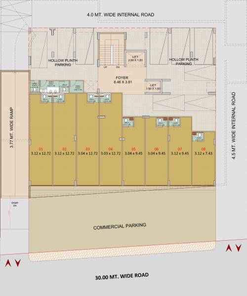  silver-stone-35 Silver Stone 35 Cluster Plan for ground Floor