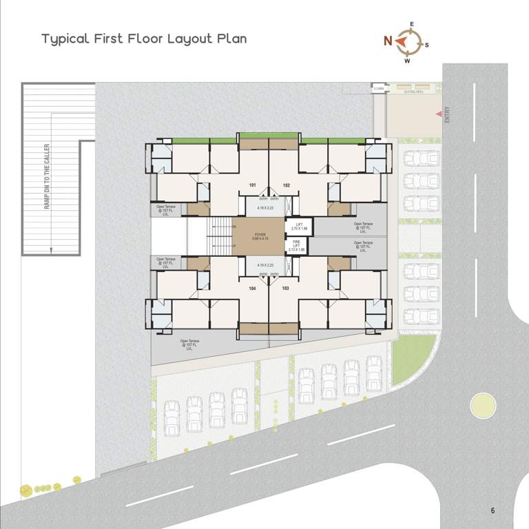  ganesha 48 Ganesha 48 Cluster Plan for 1st Floor