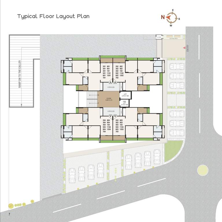  ganesha 48 Ganesha 48 Cluster Plan from 2nd to 12th Floor