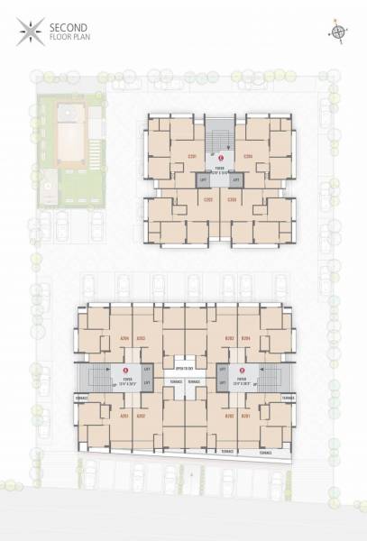  shine Block A To C Cluster Plan for 2nd Floor