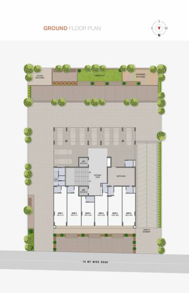  elegance Aksharth Elegance Cluster Plan