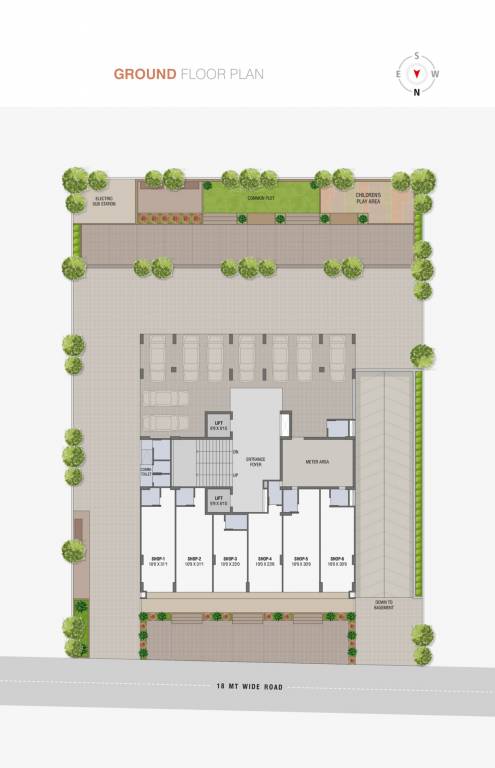 elegance Aksharth Elegance Cluster Plan