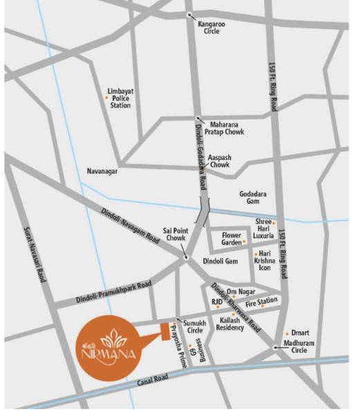  shree-hari-nirmana Location Plan