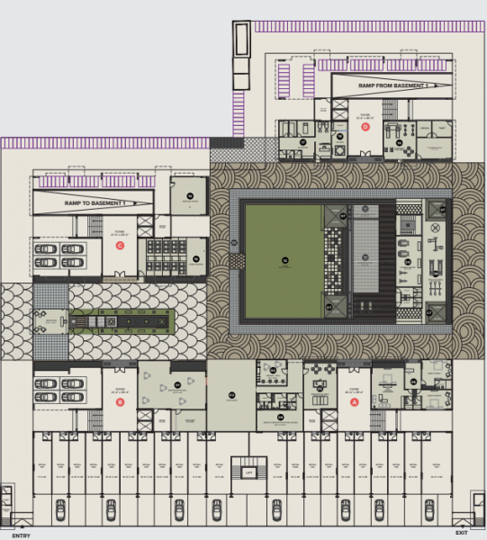  palasa Block D Cluster Plan