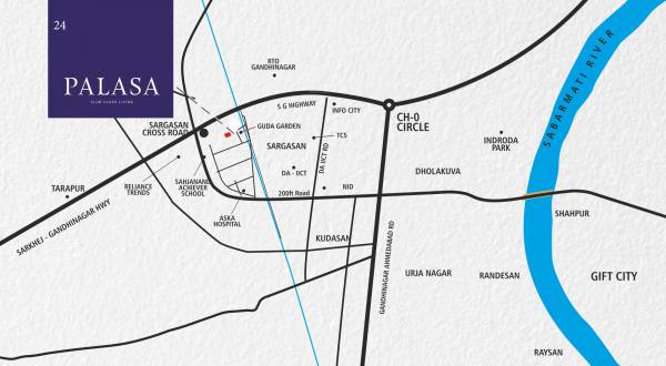  palasa Location Plan