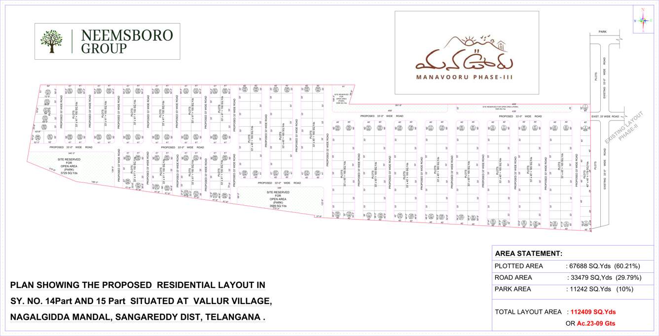  manavooru Layout Plan