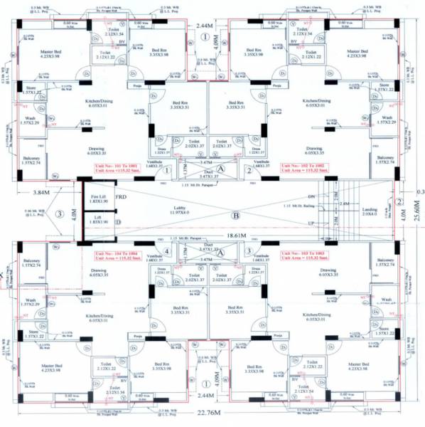  jp-river-view Block B Cluster Plan From 1st To 10th Floor