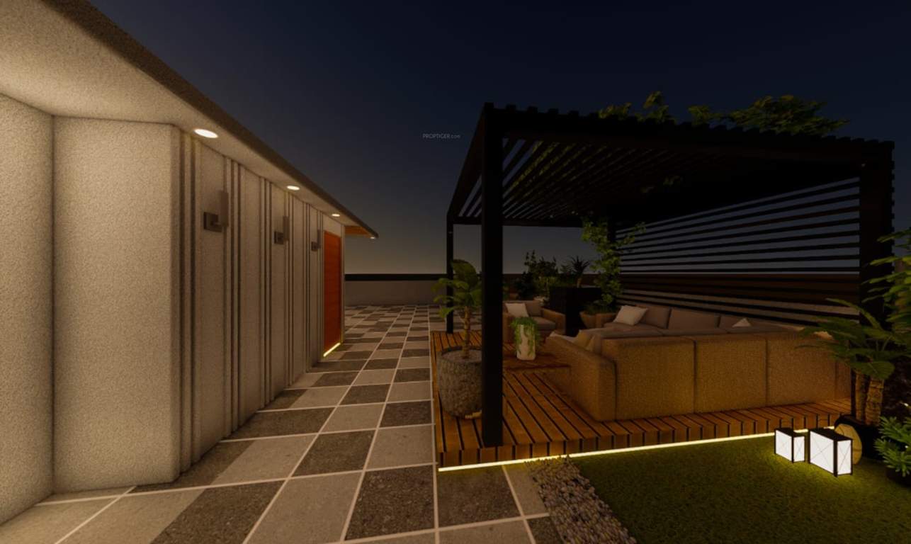  door luxury builder floor 5 Terrace Garden